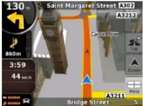 130 m Saint Margaret Street A302 860m 3:59 44 km/h Canon Row A3212 5-sp Kanam A3211 Bridge Street 5