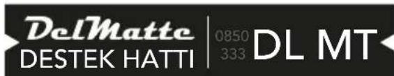 DelMatte 0850 DL MT DESTEK HATTI 333