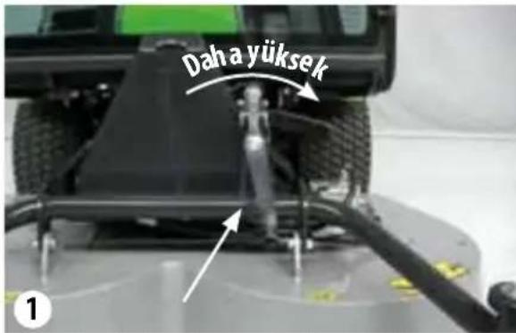 NILFISK City Ranger 2250 - Kesme yüksekliği nasıl ayarlanır: - 1