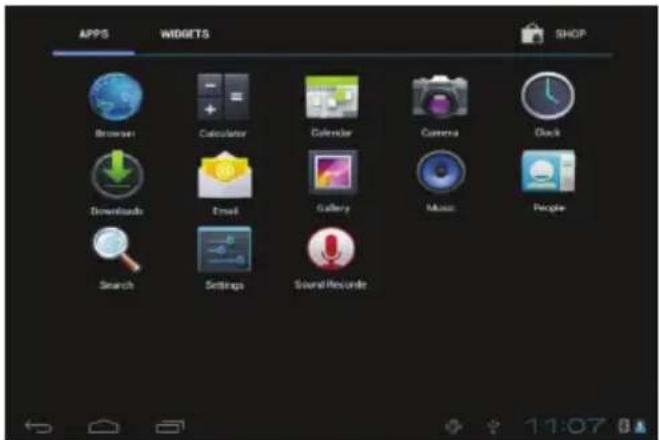 Casper CTA-E10-16A-3G - 5-3 APPS (Uygulamalar) Menüsü - 1