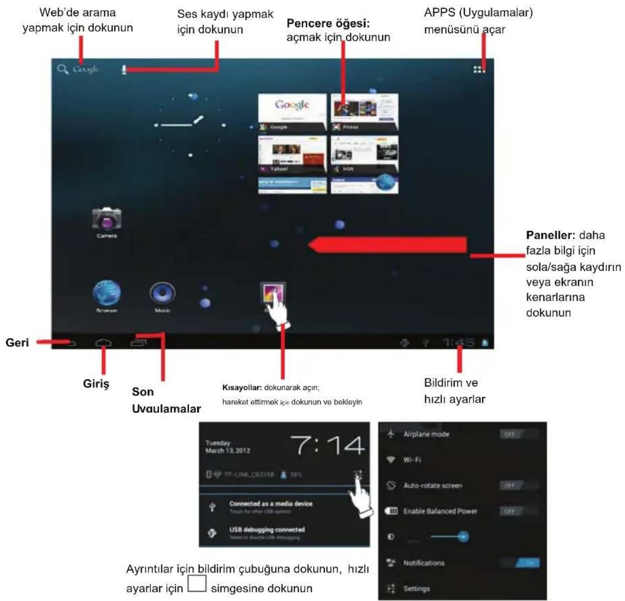 Casper CTA-E07-11A - 5-1 Ekran kısayolları/pencere öğeleri ekleme - 3