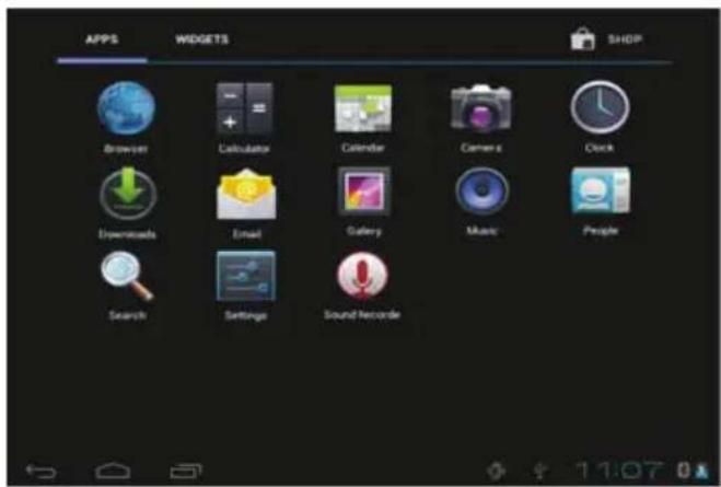 Casper CTA-E07-11A - 5-3 APPS (Uygulamalar) Menüsü - 1