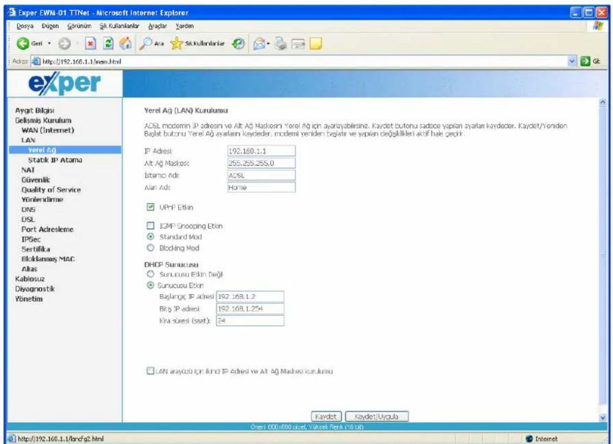 Exper EWM-01 - Gelişmiş Kurulum - 2