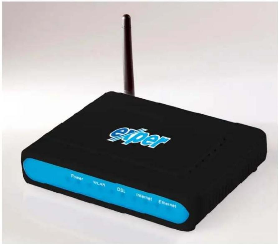 Exper EWM-01 - Exper EWM-01 ADSL2+ Tek Portlu Kablosuz Modem Kullanım Kılavuzu - 1