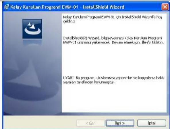 Exper EWM-01 - Exper EWM-01 Kurulumu - 1