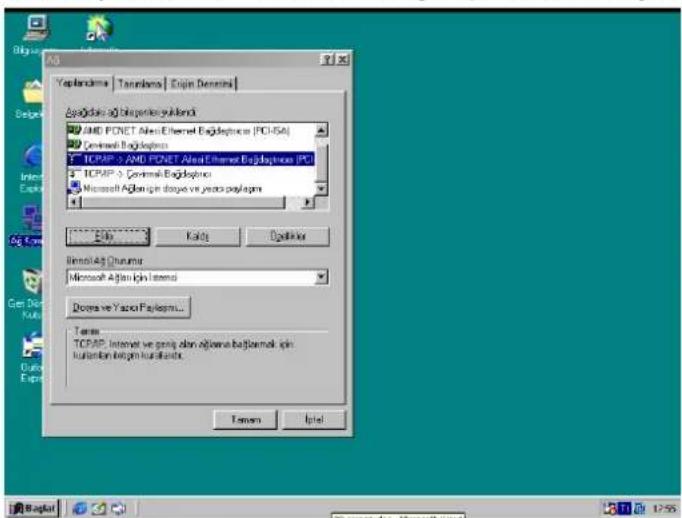 Exper EWM-01 - Win 98 İşletim Sisteminde bilgisayar IP'sini otomatiğe çekmek - 2
