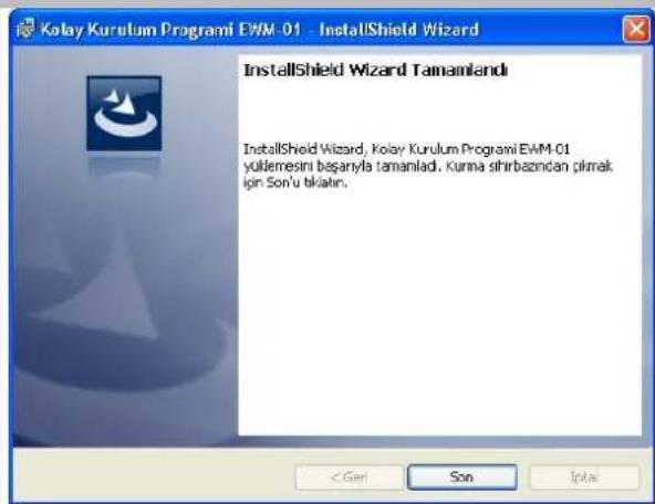 Exper EWM-01 - Exper EWM-01 Kurulumu - 3