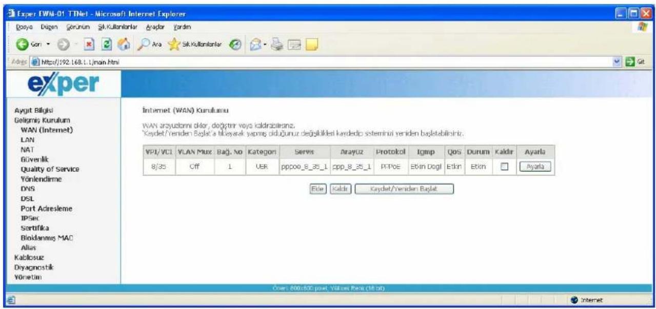 Exper EWM-01 - PPPoE Modem Kurulumu - 1