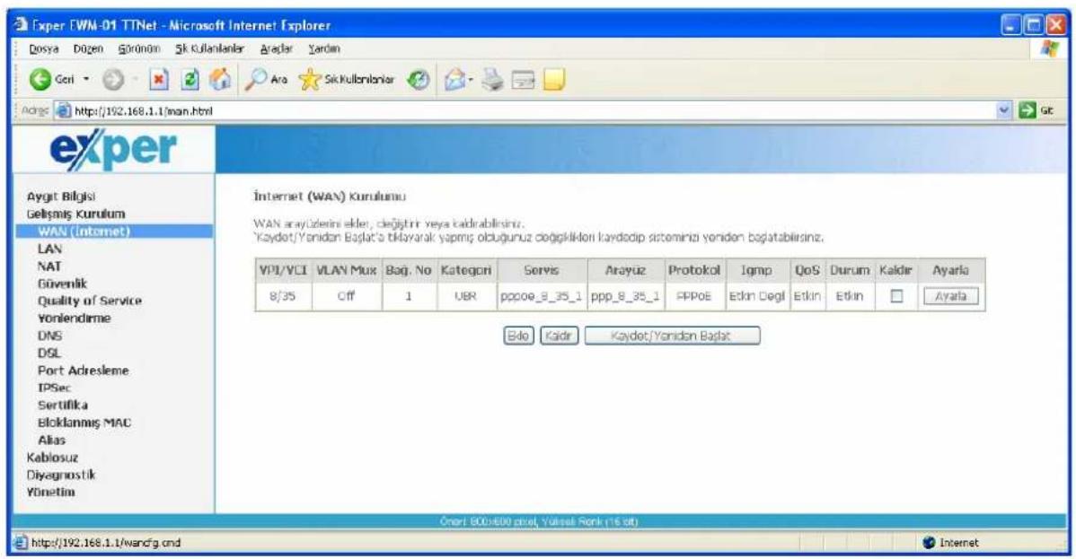 Exper EWM-01 - Gelişmiş Kurulum - 1