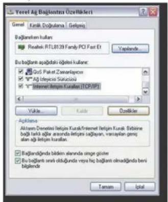Veret Ag Bağlantırız Özellikleri Genel Kerlik Dolgutama Gelirnig Bağlarlanı kullan: Roeshek RTL8139 Fanay PO Fast Et Yapländs... Bu bağlankı ayışdalı öşelen kullanı: DoS Paket Zemarlayıcı Ağl ilejansı Sutıcısı Internet ketişm Kurakas (TCP/IP) Viğle... Kulde... Özellikler Akılcımlanı Aktam Deneleti ketişm Kurak/Internet ketişm Kurak Serbärne bağlı taklu ellja arasında ketişmi sağlanması, varasydan gemi dan alg ketişm kuraslan. Bağländığında birkim alanında singe glüter Bu bağlankı seriği olduğunda veje hç bağlankı olnadığında beri bajländs Tensen İçital