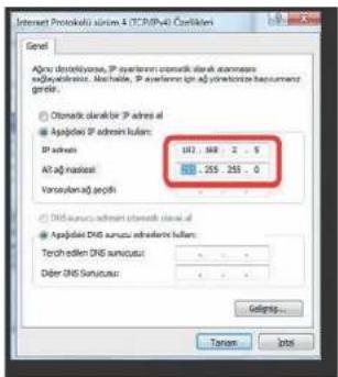 Internet Protokatu system & (TCP/IPA) Cetikler General Agru diselirjana, IP adminen otomak disk atmamas id/ackdlnk. Alt halis, IP adminen lpi adi dcrktrnce bapamunt gerek. Otomak diskarior IP adres al Apajodai IP adminin bulan: IP adres: All adj nasalat: 255 255 0 Voruzulan adj peclti Digi munus adminis otomak disk al Apajodai Digi munus radishini bulan: Tereheden DNS sumutuar: Diber DNS sumutuar: Gelasp... Tension Info