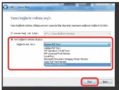 Yazio Disk Yazio belonging notatas seçin Yazio belonging nottas, Bifiyarvanum yazioyle bilgi skyreti veşansm seçeren belongs Grüda. Yasien belong, nok, bulan: HTTP (Yazio belonging notatas) Yam belongs notate duplication Seğlantı nok, türü: Adobe PDF Part Adobe PDF Part HP Standard TCP/IP Part HP Universal Print Monitor Local Port Microsoft Document Imaging Writer Monitor TCP/IP Controller Recommended TCP/IP Kit Add Add