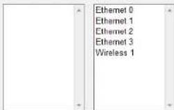 Ethernet 0 Ethernet 1 Ethernet 2 Ethernet 3 Wireless 1
