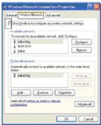 BELKIN F5D7632tu4A - Windows XP Kablosuz Ağ Hizmet Programının WPA-PSK Kullanacak Şekilde Ayarlanması - 1