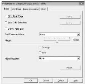 CANON ImageFORMULA 101 - Gerekirse, Canon DR-serisi tarayıcının ayarlarını yapılandırın. - 1