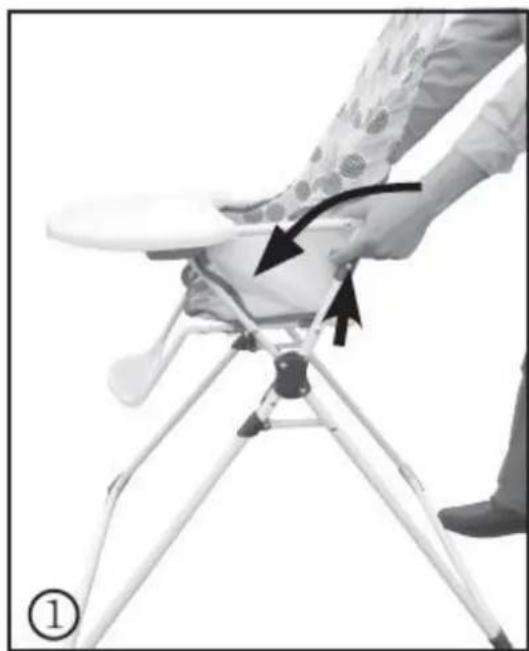 Kraft Basic Mama 2500 - Mama Sandalyesinin Katlanması: - 1