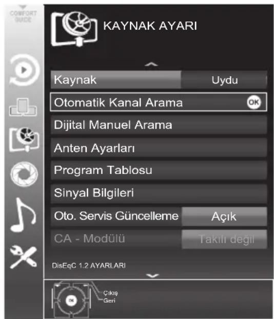 Arçelik A32-LEG-5W - Analog kanalların otomatik olarak ayarlanması - 1