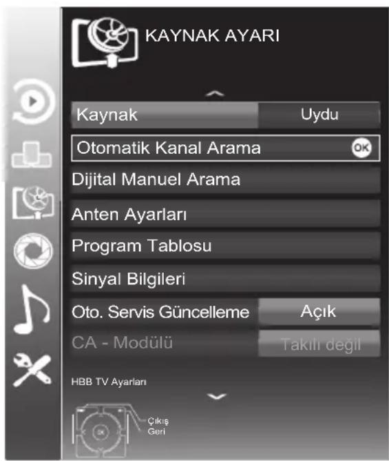 Arçelik A32-LEP-6WV - Uydu bağlantı tüm dijital kanalların otomatik olarak ayarlanması - 2