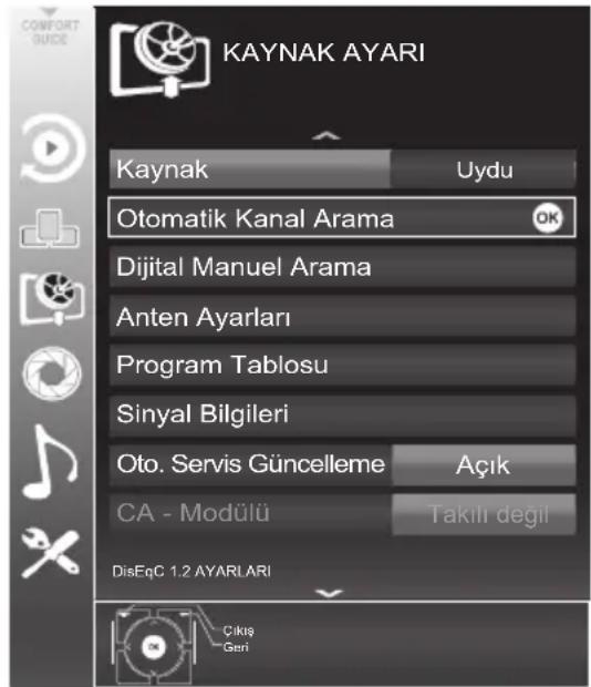 Arçelik A40-LEG-6B - Analog kanalların otomatik olarak ayarlanması - 1