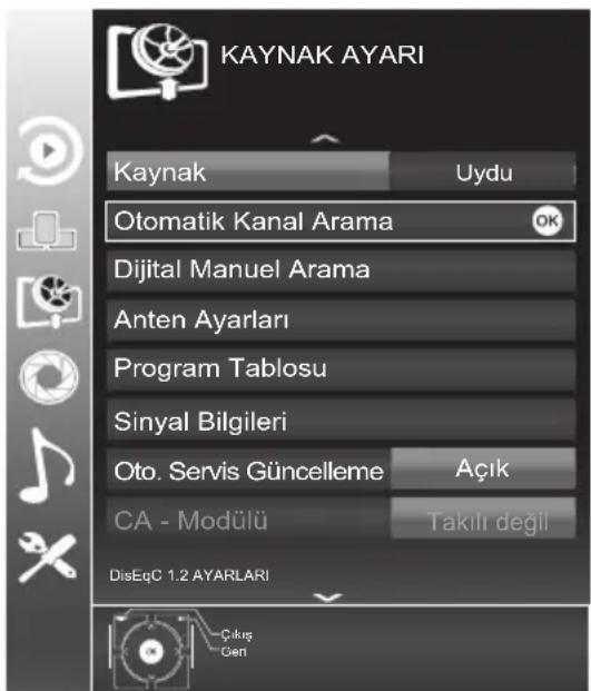 Arçelik A42-LEP-6B - Uydu bağlantı tüm dijital kanalların otomatik olarak ayarlanması - 1
