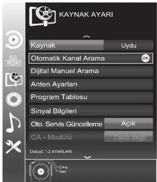 Arçelik A47-LEP-6B - Uydu bağlantı tüm dijital kanalların otomatik olarak ayarlanması - 1