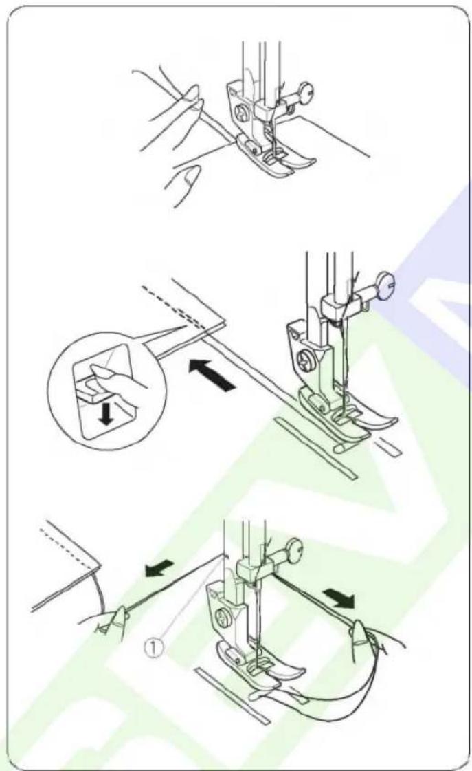JANOME Flower 313 - BÖLÜM 3. BASIT DİKİŞ Düz Dikiş - 2