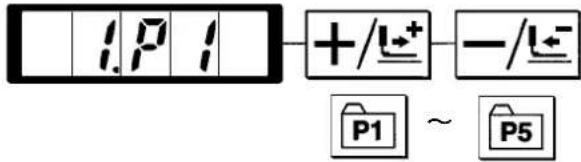 1.P1 +/L+ -/-L- P1 ~ P5