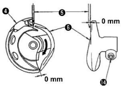 JUKI LK-1903AN-305 - İğne-mekik ilişkisinin ayarlanması - 6