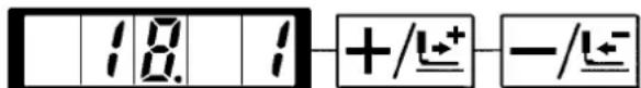 18. 1 +/←+ -/←-
