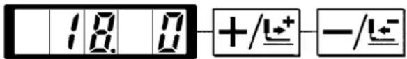 18.0 +/←+ -/<->