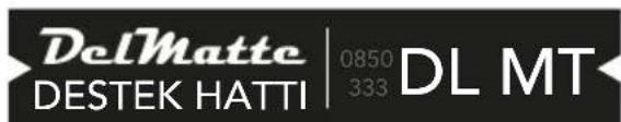 DelMatte 0850 DL MT DESTEK HATTI 333