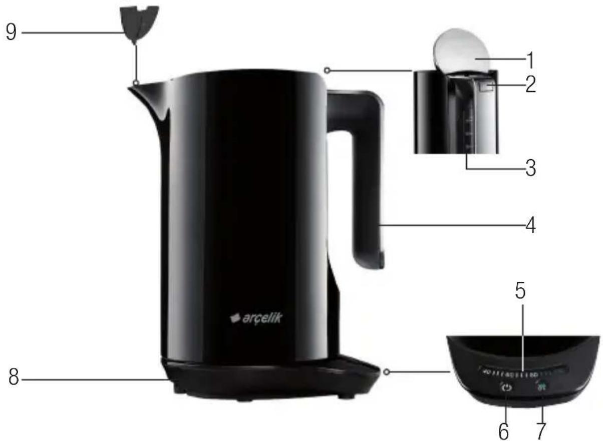 Arçelik K 8305 KL - Genel bakış, - 1