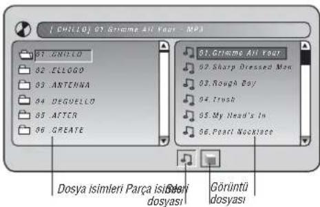 Arçelik DVD-2006 - Bölüm : MP3 Dinleme Konumu - 1