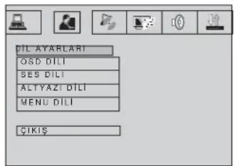 Arçelik DVD-2006 - 2- DİL AYARLARI : - 1
