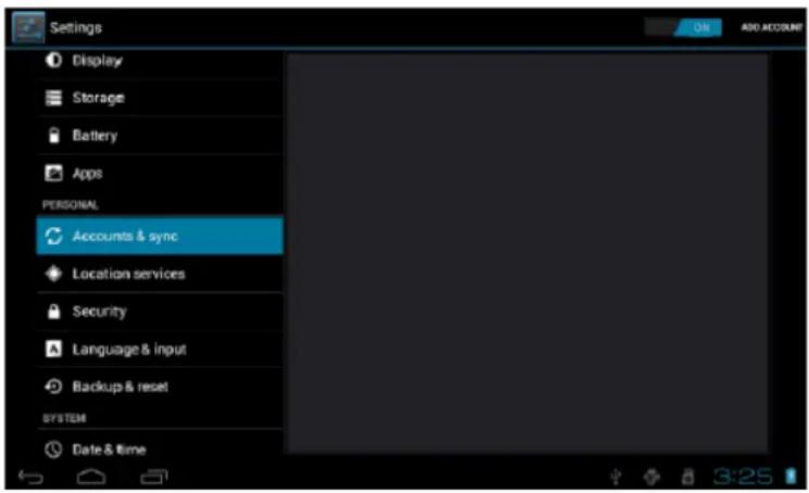 QUADRO Soft Touch 6 - Bir hesap eklemek - 1