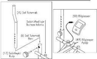 (71) Sol Tutomak Sebi Mod ioir bumya laksız. (5) Sol Tutomak Beni (17) Suballegkis Kulp (50) Bilgisayar (49) Bilgisayar Ayagı