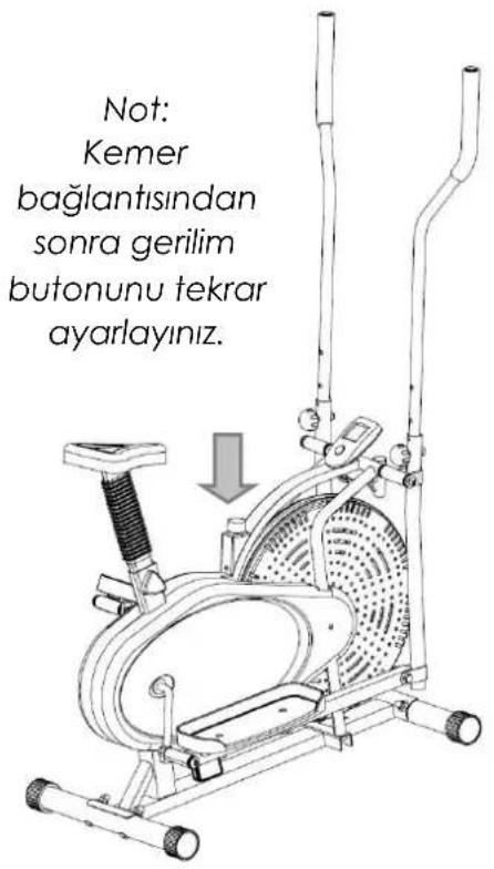 Not: Kemer bağlantısından sonra gerilim butonunu tekrar ayarlayınız.