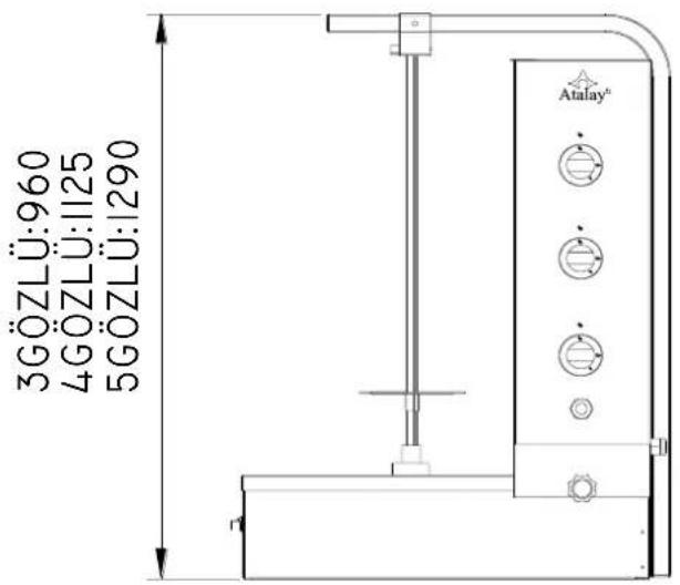 3GÖZLÜ:960 4GÖZLÜ:1125 5GÖZLÜ:1290 Atalay®