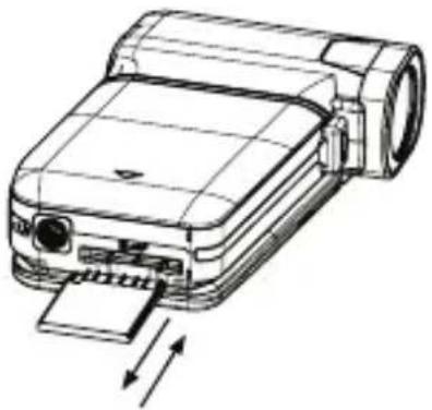 GRUNDIG GVC 210 - SD Hafıza Kartının (Opsiyonel) Takılması ve Çıkarılması - 1