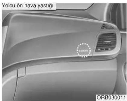 Yolcu ön hava yastığı ORB030011