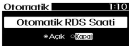 Otomatik 1:10 Otomatik RDS Saati • Açık • Kapalı