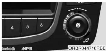 4 5 6 Bluetooth MP3 12 ORBR044710RBE