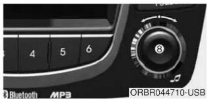 4 5 6 Bluetooth MP3 ORBR044710-USB