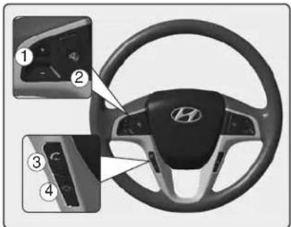HYUNDAI Accent Blue (2014) - BLUETOOTH® TELEFON İŞLETİMİ (varsa) - 1