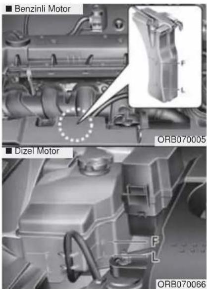 ■ Benzini Motor ■ Dizel Motor ORB070005 F L ORB070066