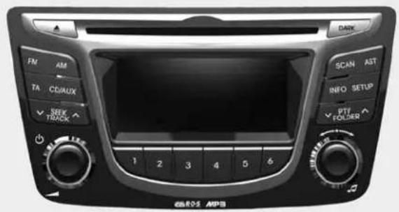 FEN AM TA CD/AUX SEE TRACK SCAN AST INFO SETUP PTI FOLIER 1 2 3 4 5 6 GPS MPB
