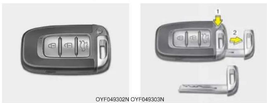 HYUNDAI Accent Blue (2014) - AKILLI ANAHTAR (VARSA) - 1
