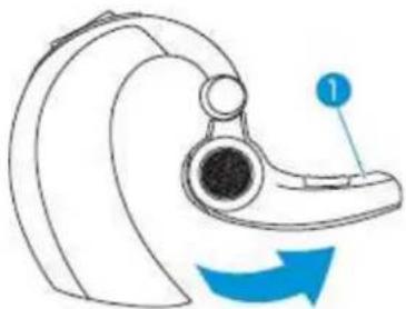 SENNHEISER VMX 100 Bluetooth - Kulaklığı kapatma: - 1