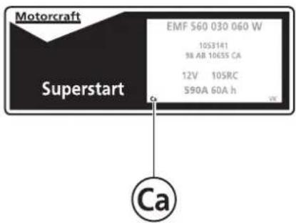 Motorcraft Superstart EMF 560 030 060 W 1053141 98 AB 10635 CA 12V 105RC 590A 60A h Ca