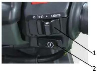 KYMCO Xciting 400i - 1- Far Düğmesi - 1